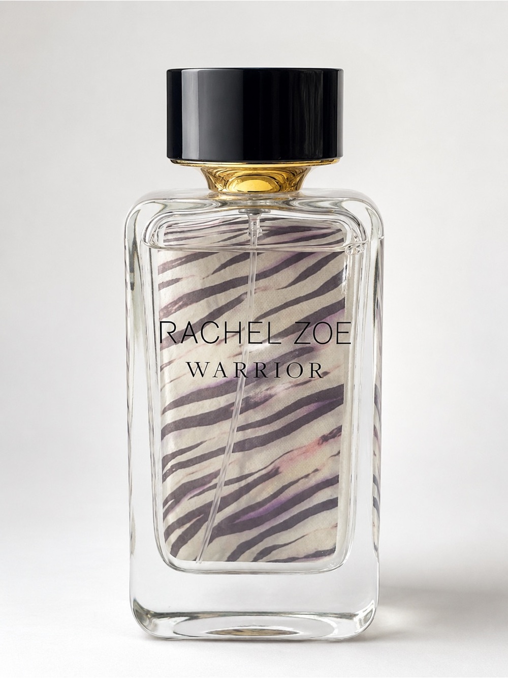 Rachel Zoe Warrior Eau de Parfum — Black, Gold, Purple Accent